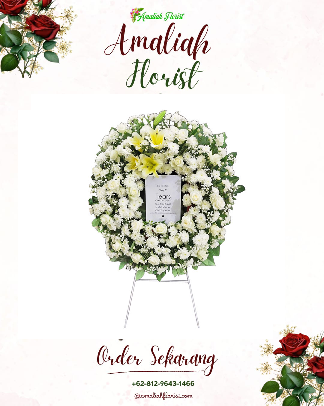 Krans Bunga Duka Sewon