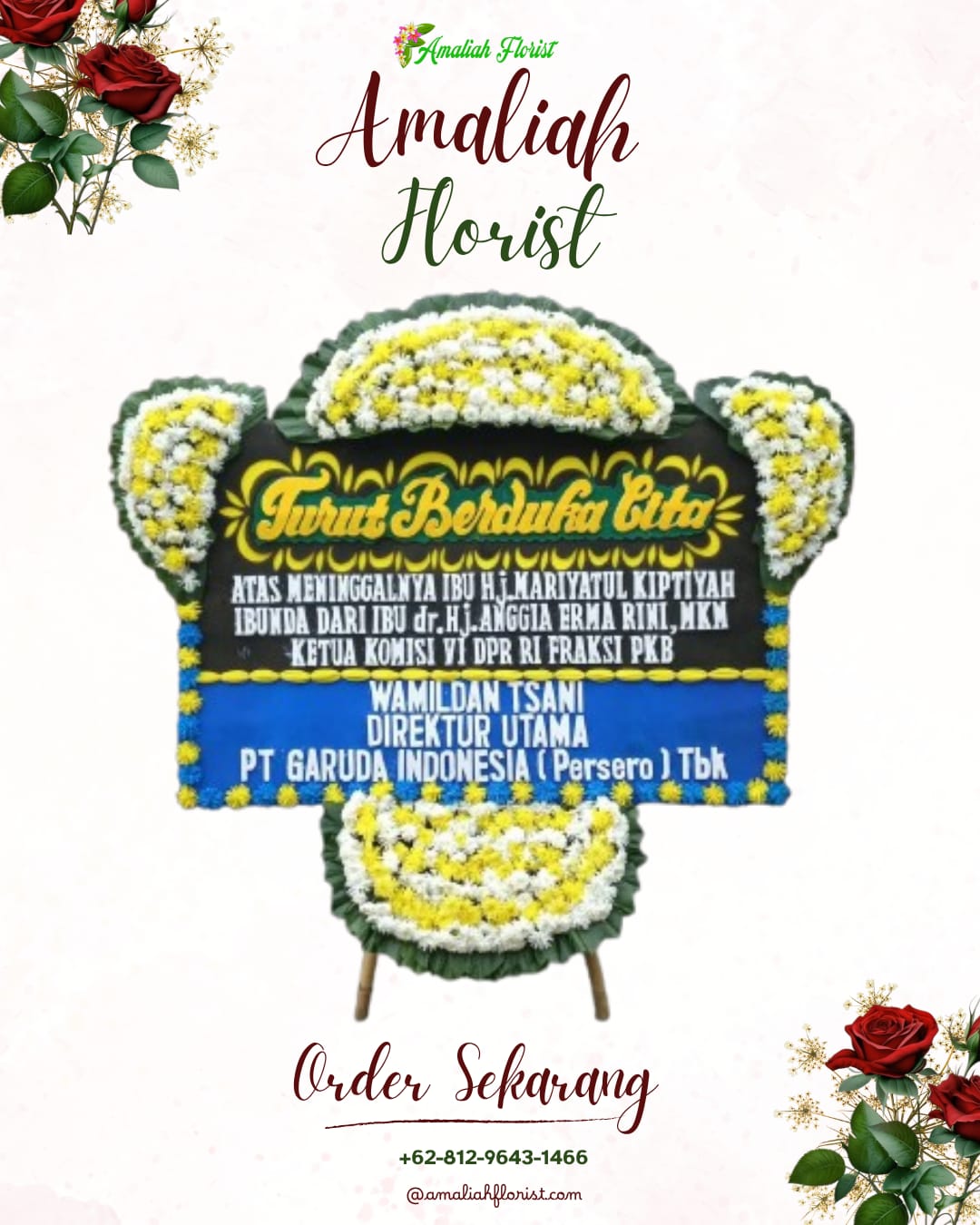 Papan Bunga Duka Sewon